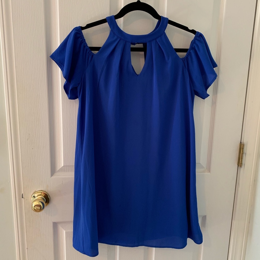 Blue elegant/simple dress!